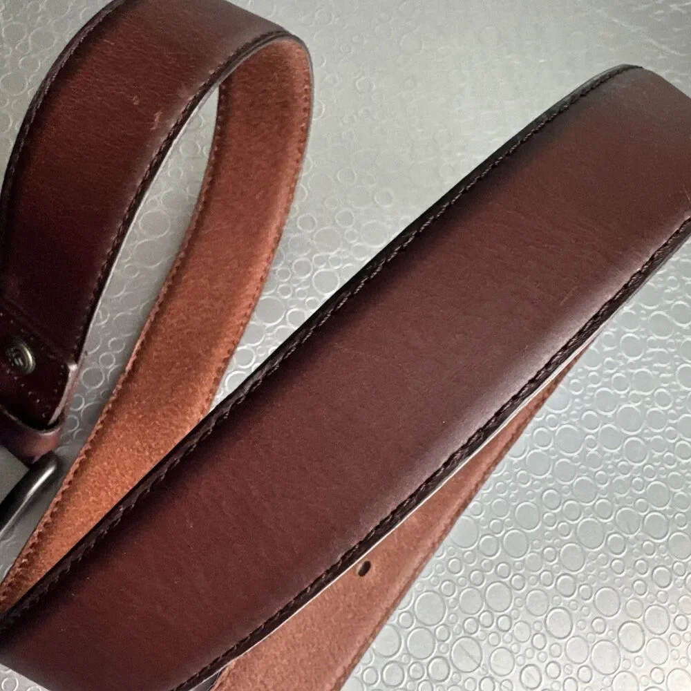 NWT Columbia Mens Brown Leather Belt Outdoor Classic Casual Gorpcore - Size 36